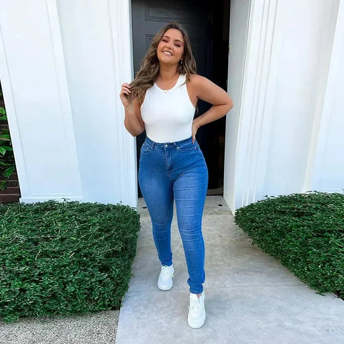 Beatrix | Fitted Denim Jeans für Damen