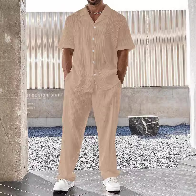 Milano | Eleganter Sommerset aus atmungsaktivem Leinen
