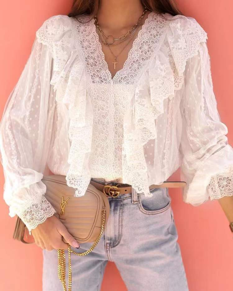 Manon | Stilvoll Patchwork-Shirt für Frauen