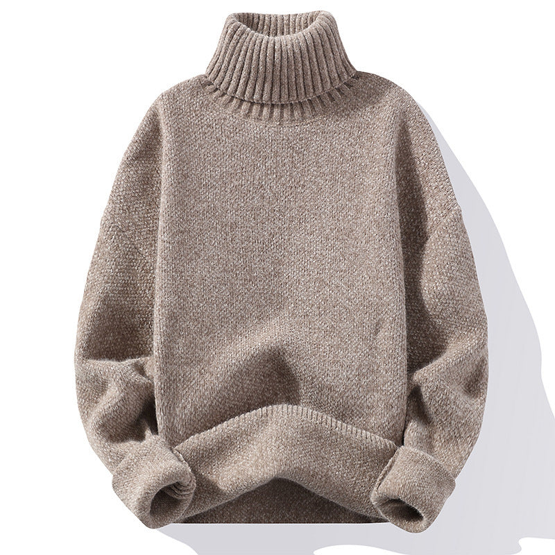 Herren Rollkragenpullover Strick 7