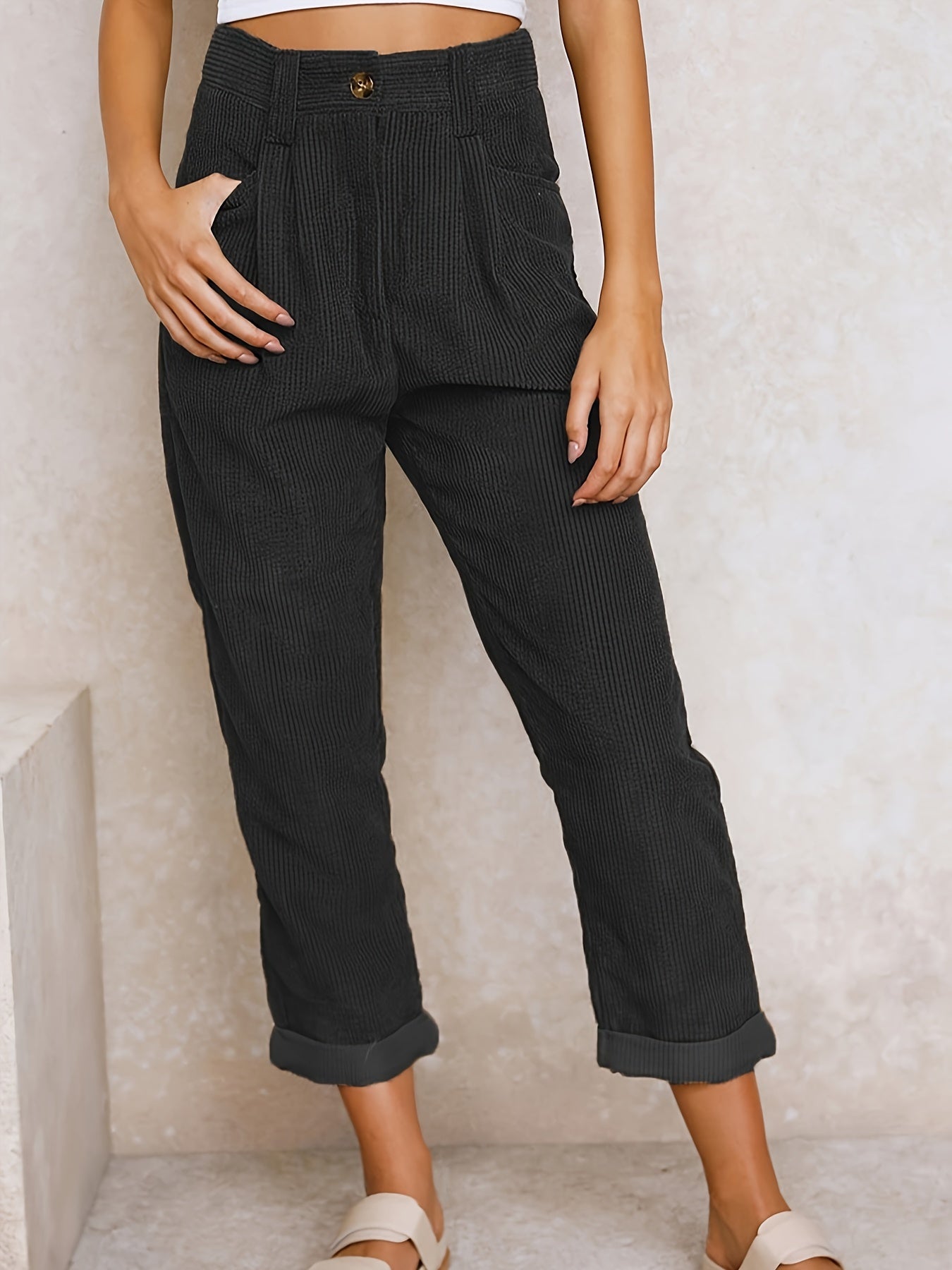 Beatrix | Damen Stoffhose mit geradem Bein für eleganten Stil
