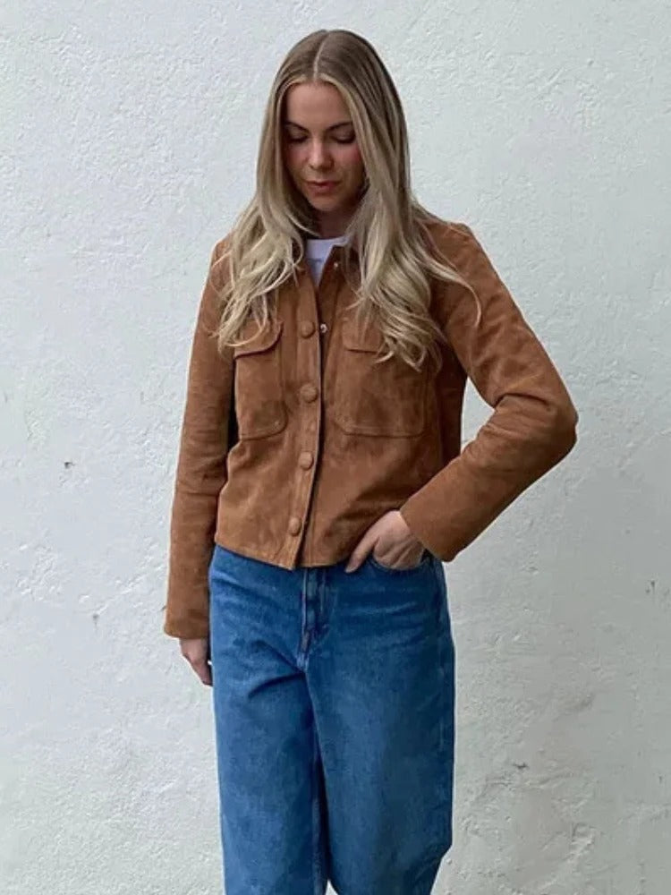 Robyn | Stylische Wildlederjacke für Damen
