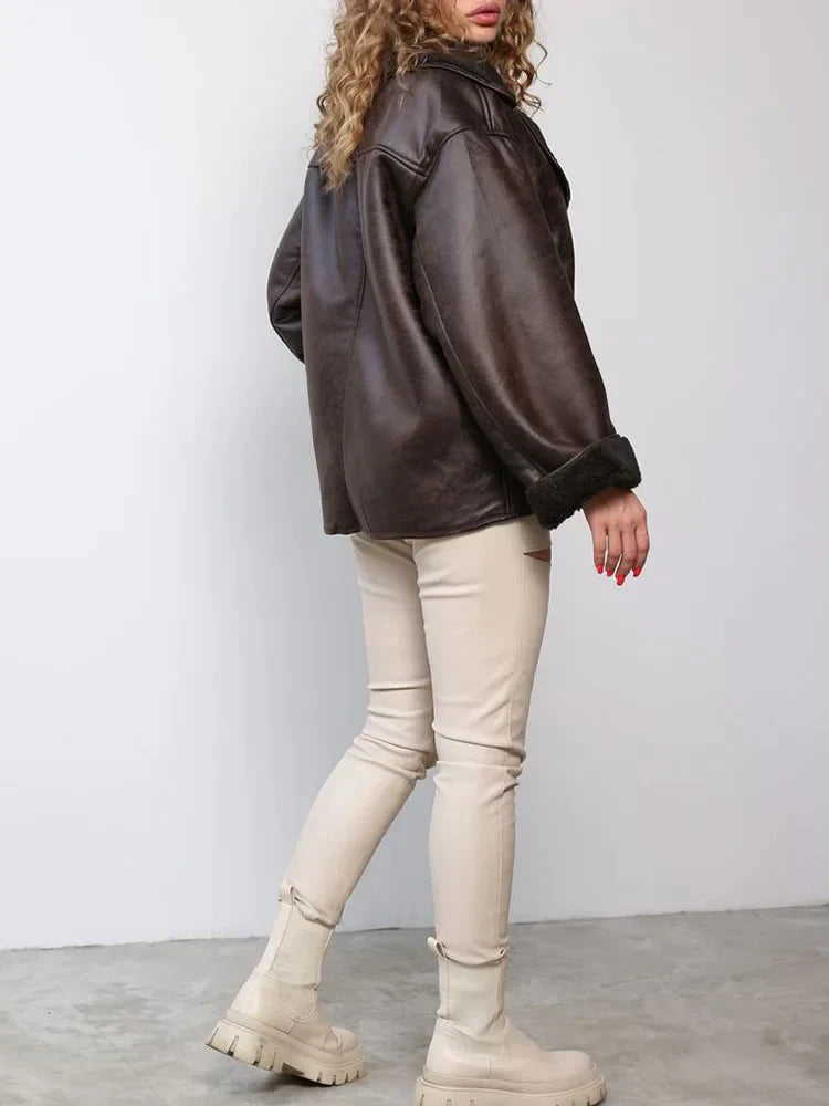 Beatrix | Vintage Lederjacke für Damen