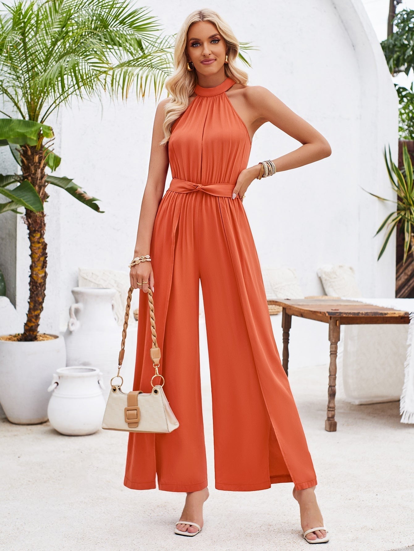 Ärmelloser Damen Jumpsuit