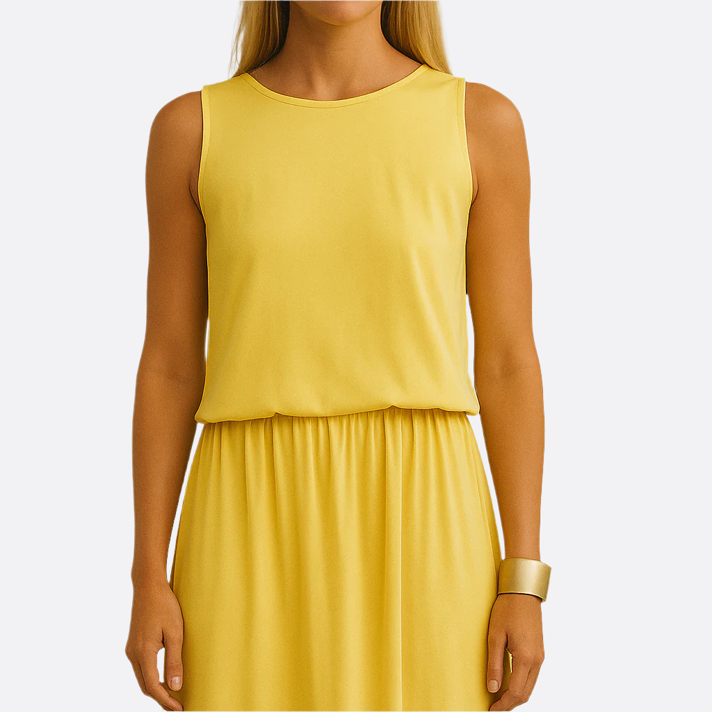 Ärmelloses Maxikleid