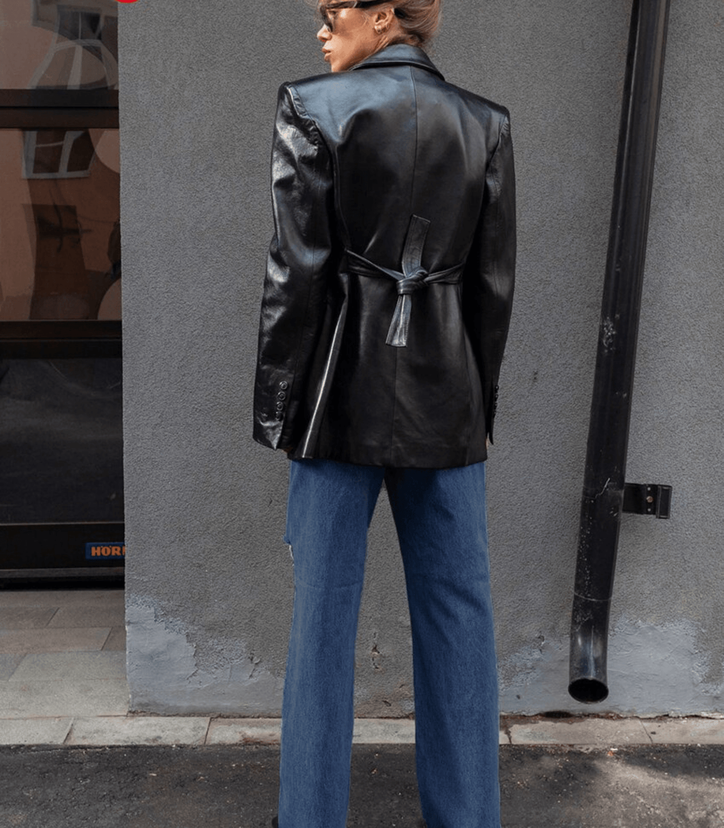 Vaqueros vintage asimétricos para mujeres