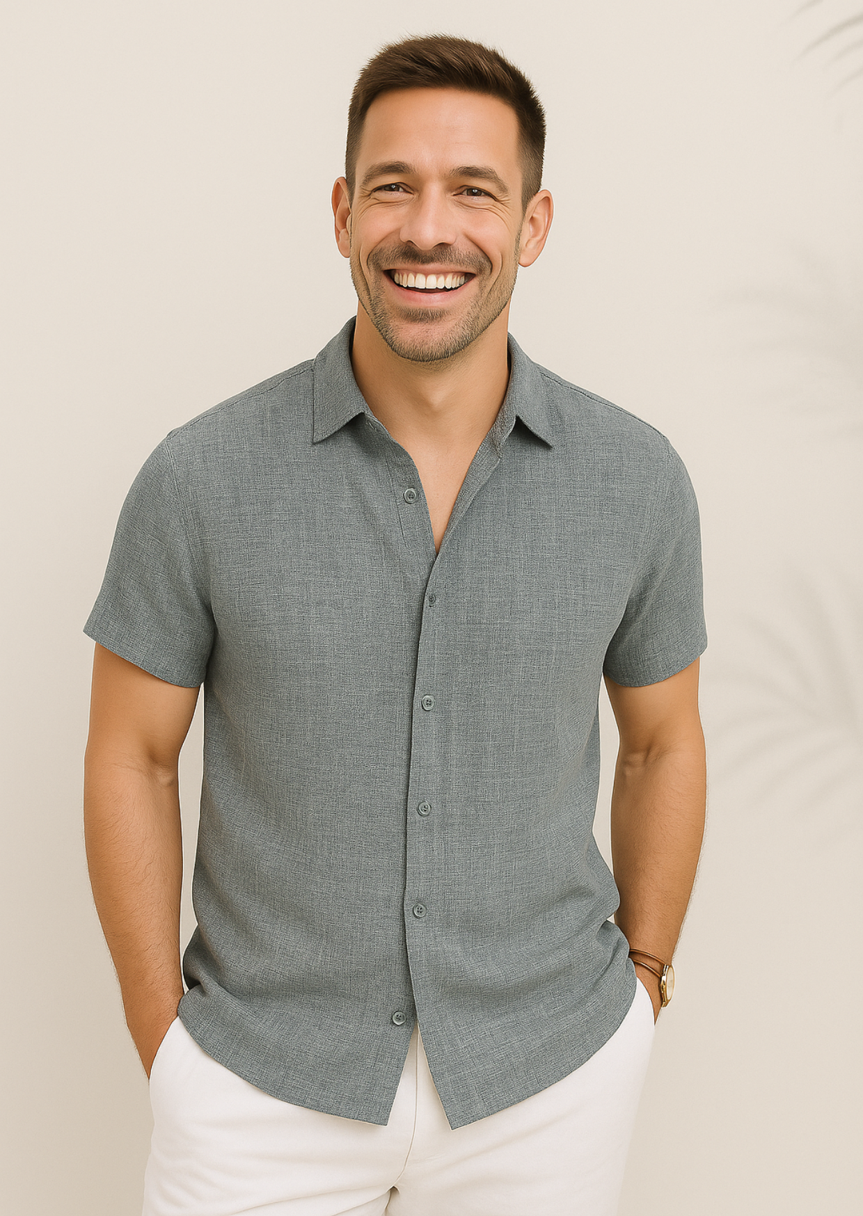 Atmungsaktives Sommer-Polohemd für Herren