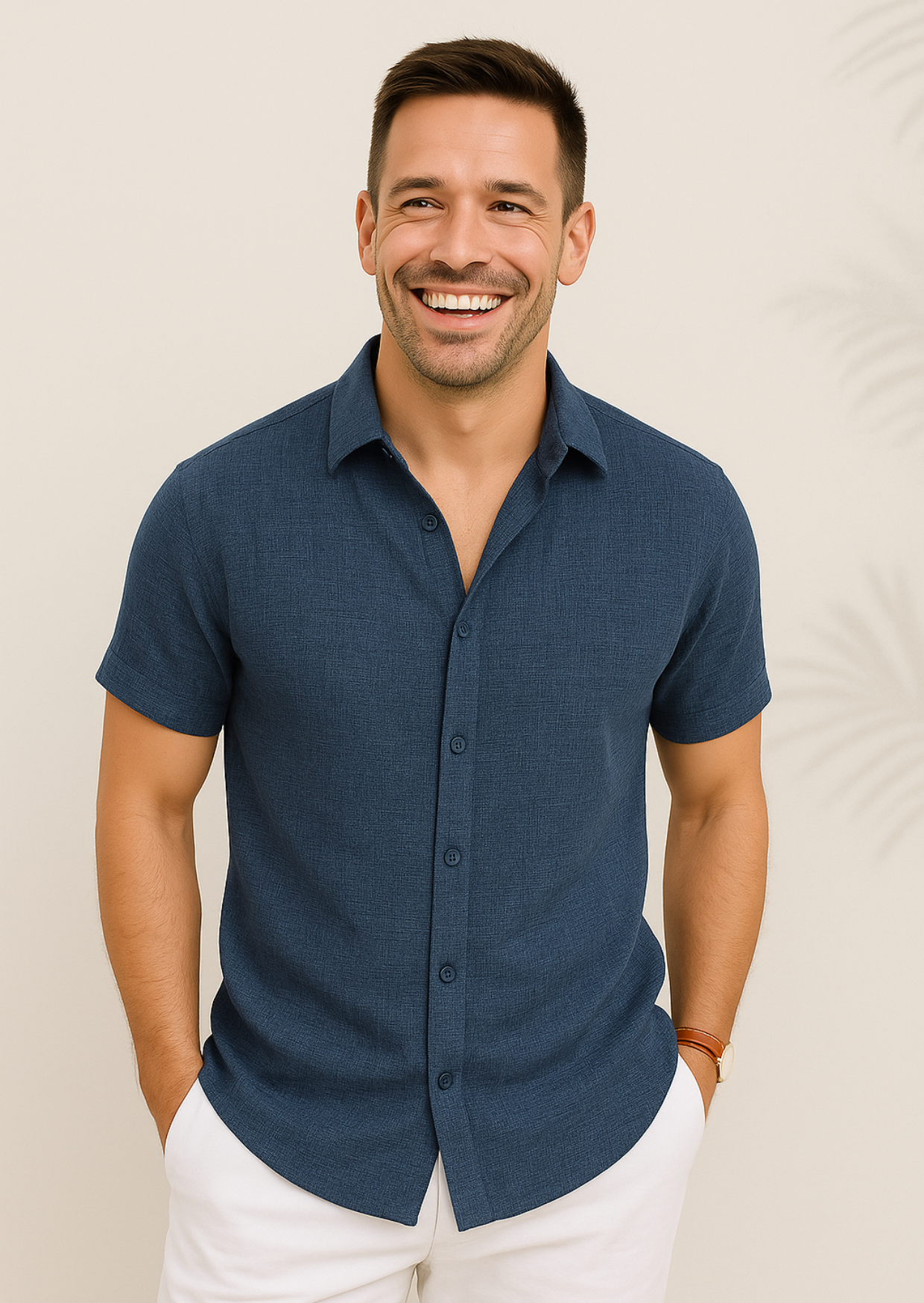 Atmungsaktives Sommer-Polohemd für Herren