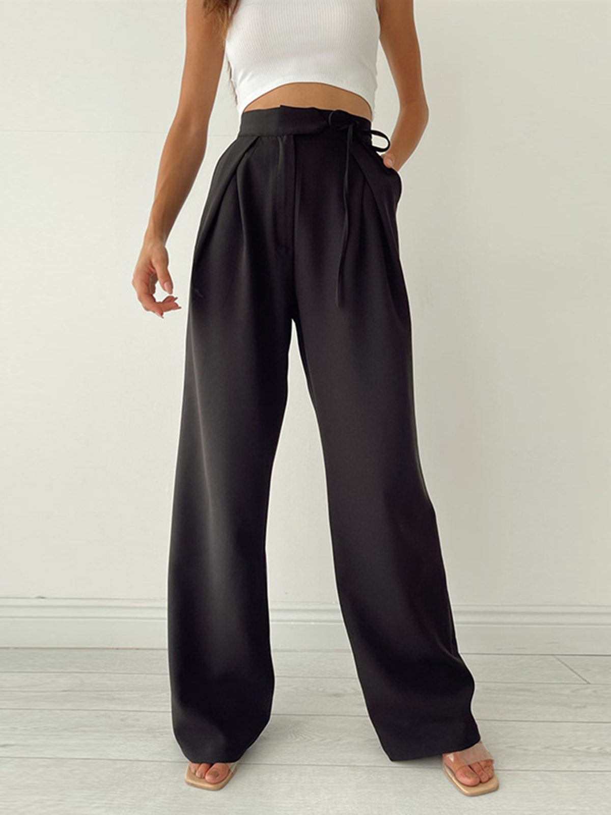 Clara | Elegante High-Waist Palazzo Hosen für Damen