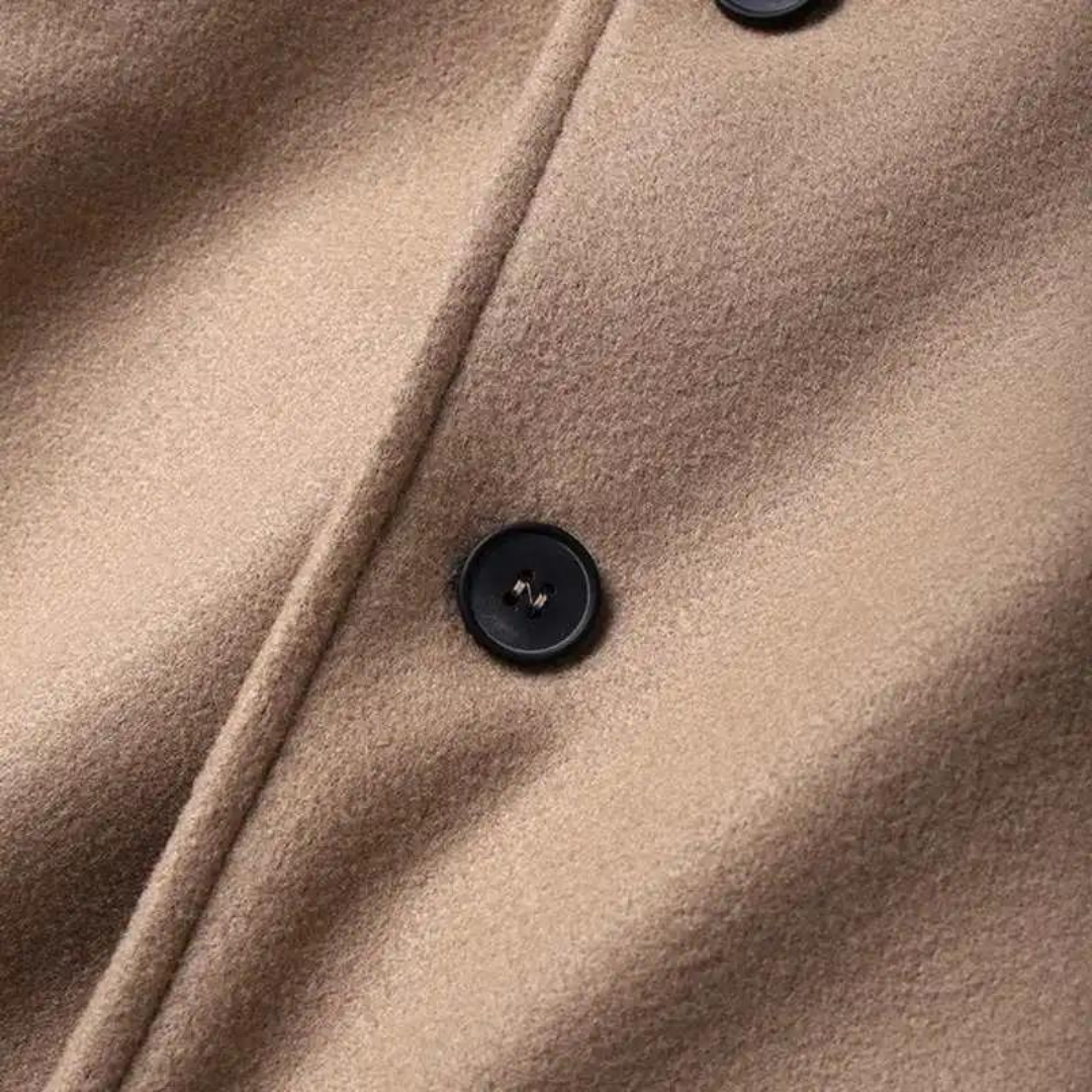 Max | Schicke Jacke für Herren mit Stehkragen und Manschettenärmeln