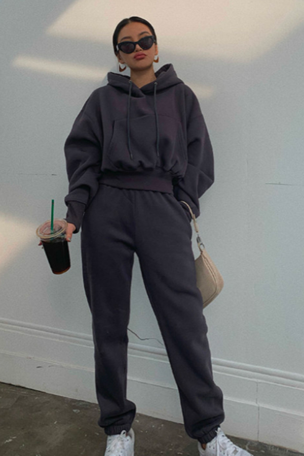 Baumwoll-Jogginganzug für Damen im Vintage-Look