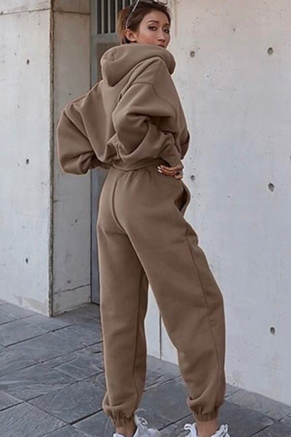 Baumwoll-Jogginganzug für Damen im Vintage-Look