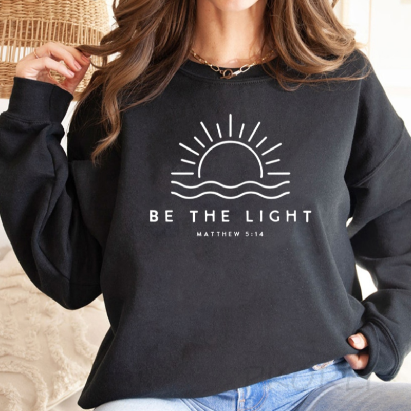 Be The Light Sweatshirt für Frauen