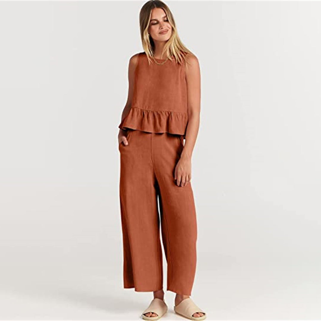 Variant image for Damen Zweiteiliges Sommerkleid Bunt Größe M Polyester-31
