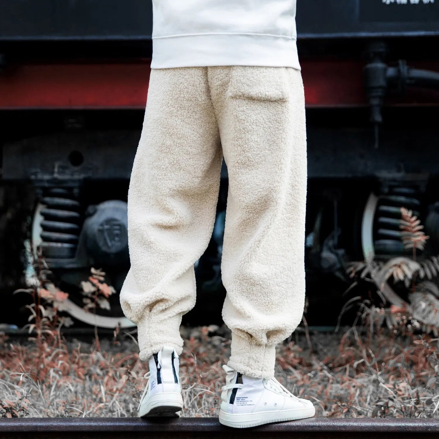 Bequeme Fleece Jogginghose Herren