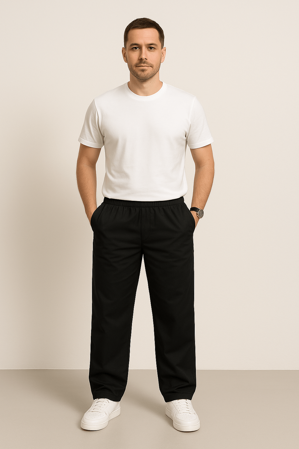 Bequeme Freizeithose mit Elastischem Bund