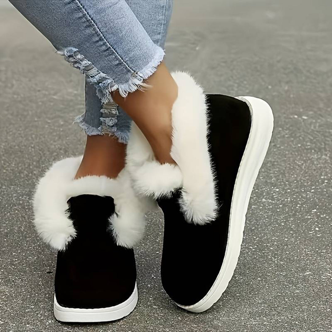 Gefütterte Winterstiefel Damen