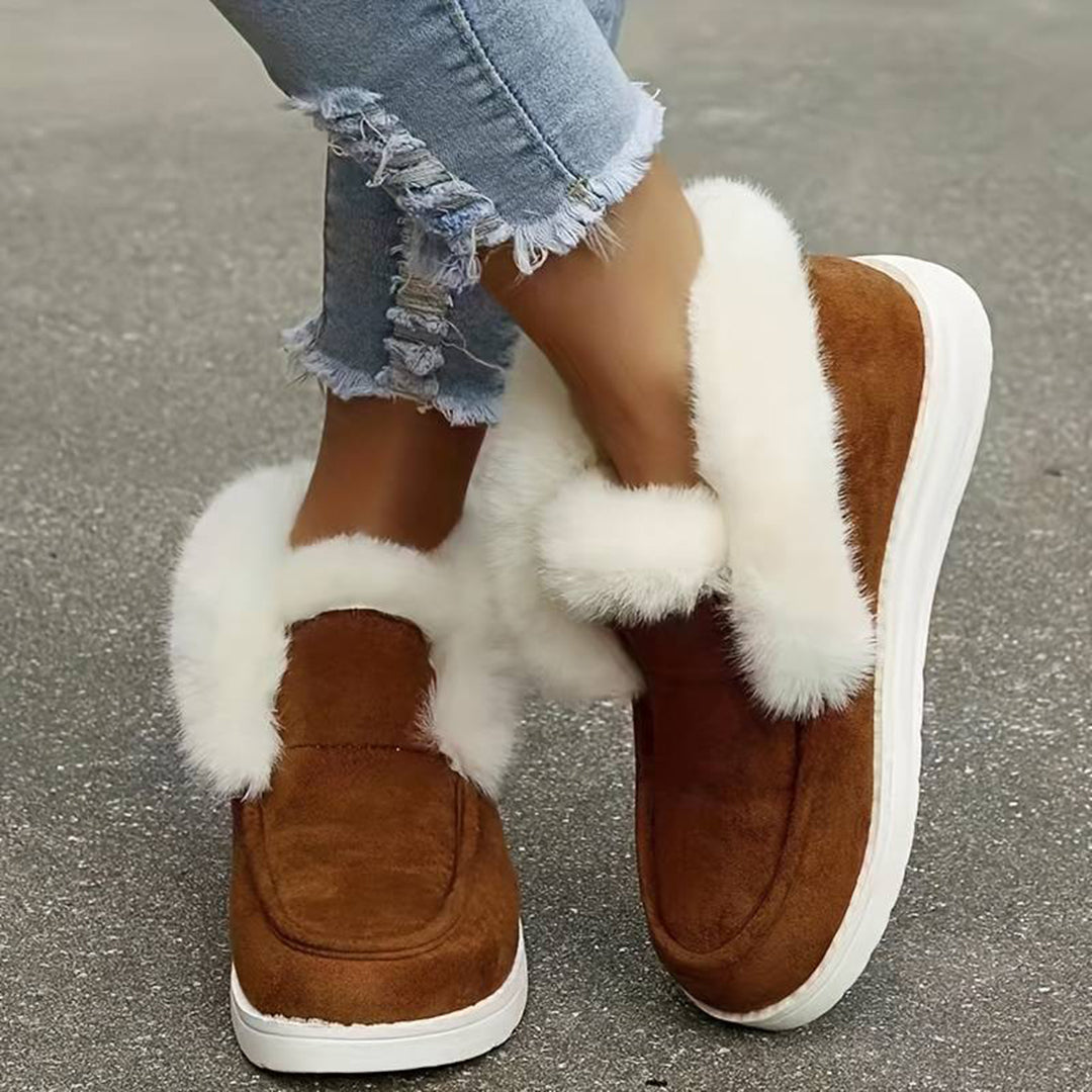 Gefütterte Winterstiefel Damen