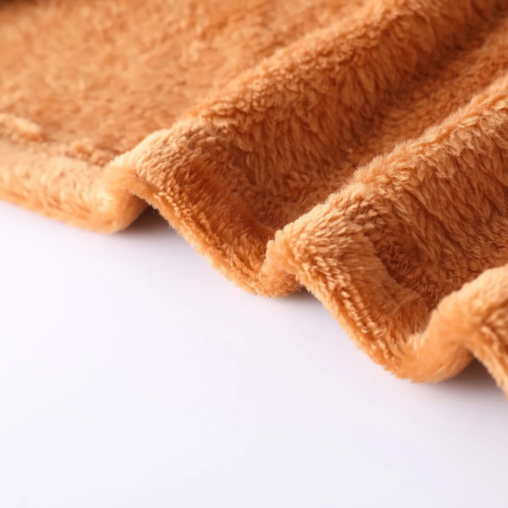 Bequemer Plüsch-Wintermantel für Damen
