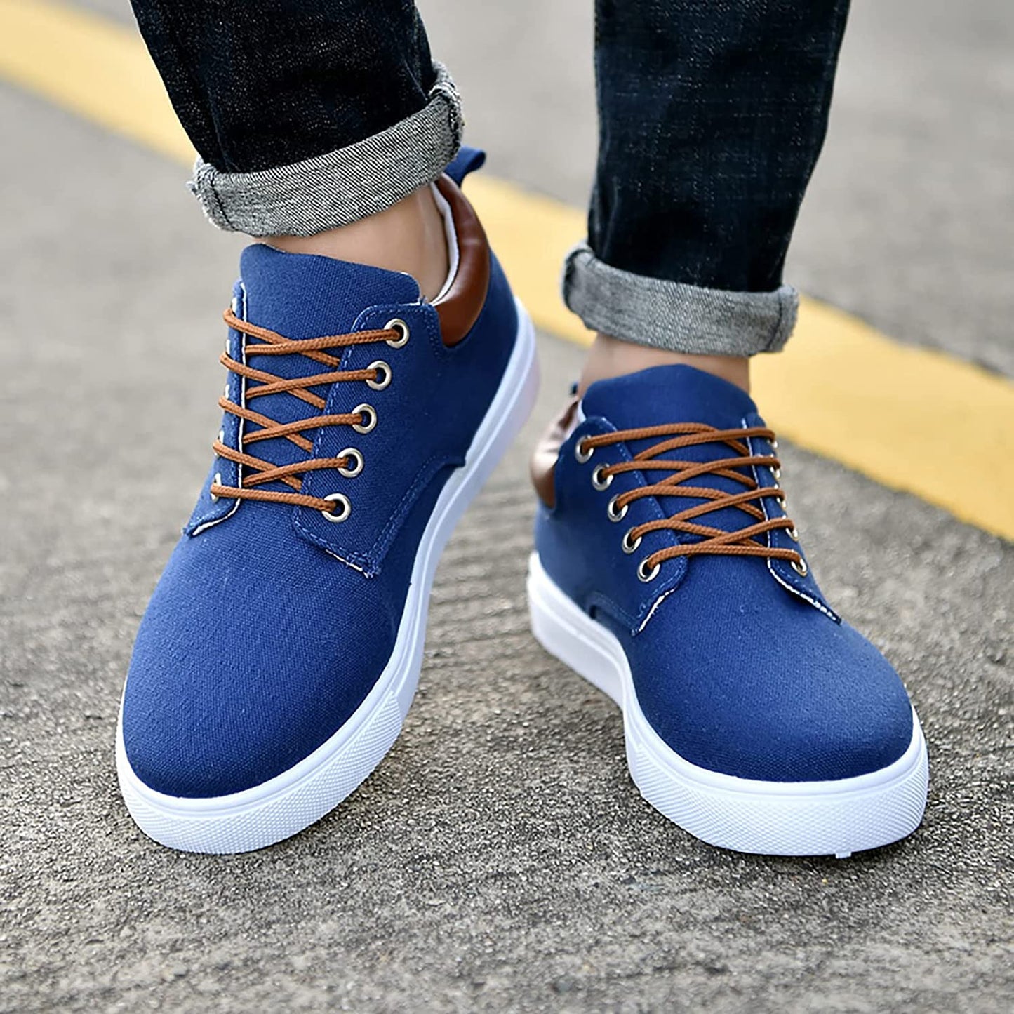 Max | Vita sneakers för herrar för komfort och stil