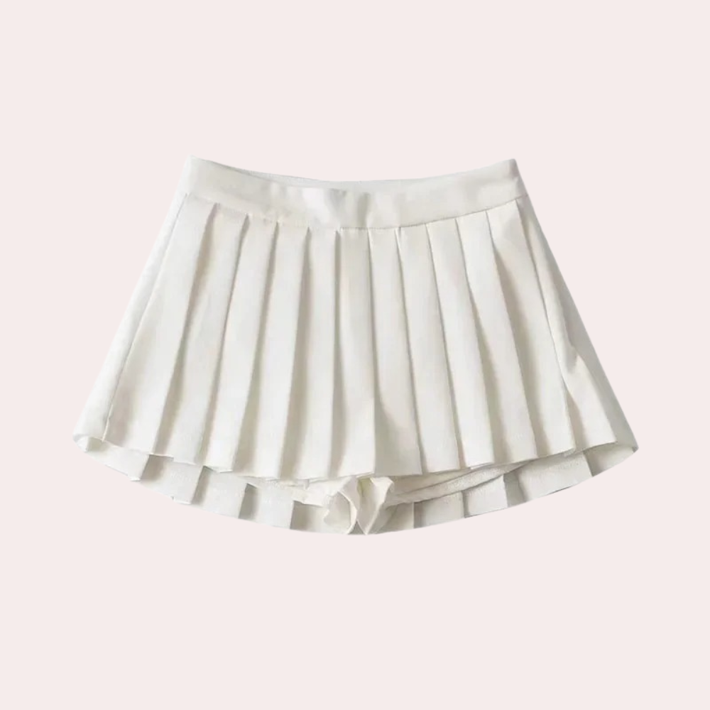 Variant image for Damen Plissee Rock Schwarz Größe M Polyester-6