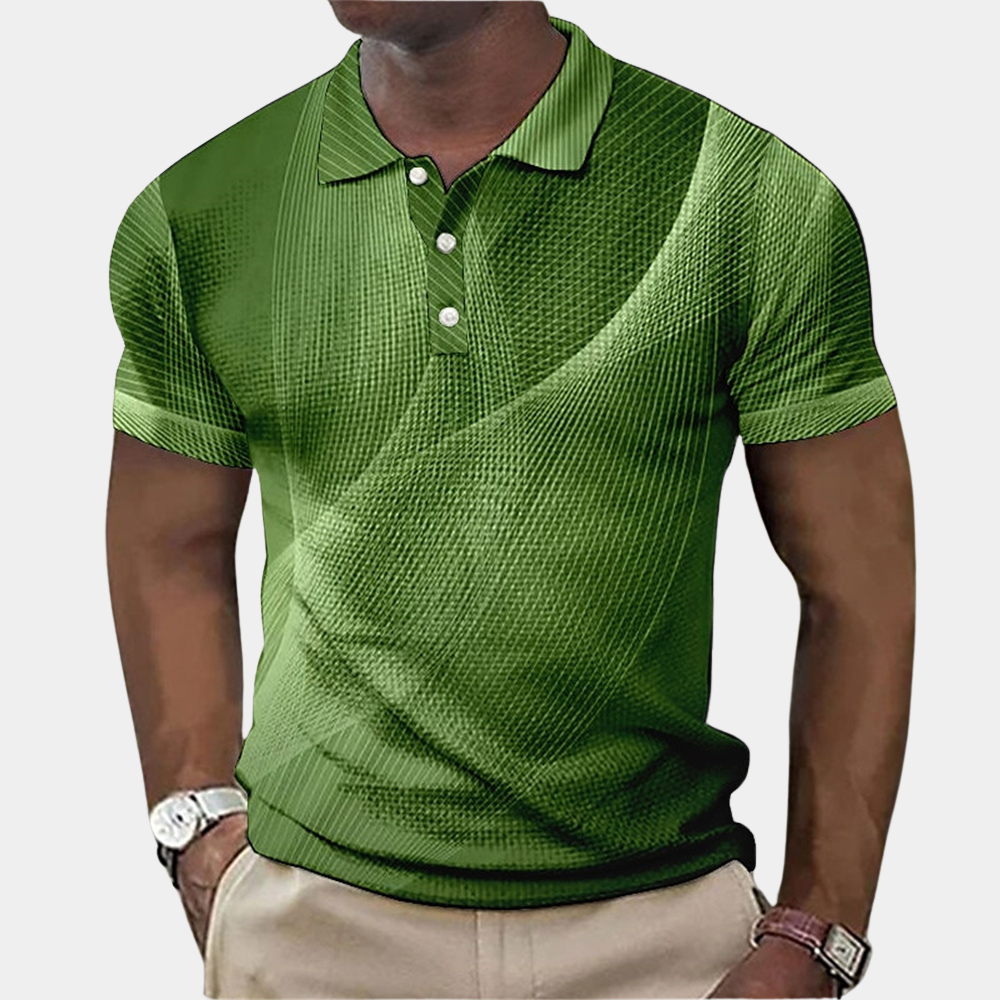 Variant image for Herren Poloshirt Blau Größe M Baumwolle-19