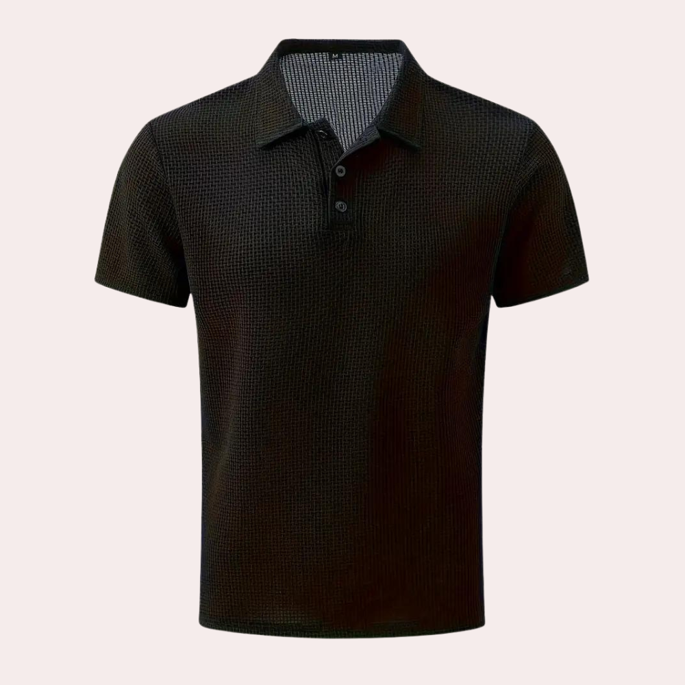 Variant image for Herren Poloshirt Blau Größe M Polyester Atmungsaktiv-7
