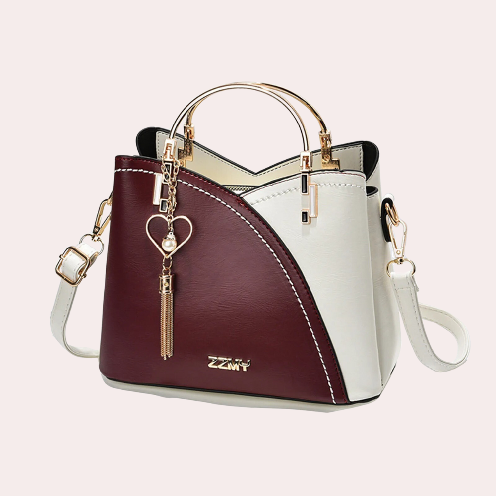 Variant image for Damen Handtasche Schwarz Größe M PU-Leder, Geometrisches Design mit Strass, Vielseitig und Elegant-4