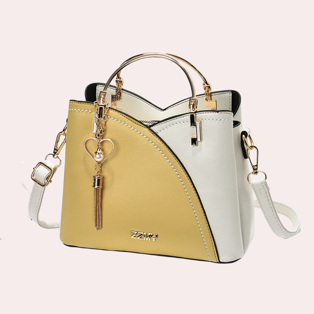 Variant image for Damen Handtasche Schwarz Größe M PU-Leder, Geometrisches Design mit Strass, Vielseitig und Elegant-5