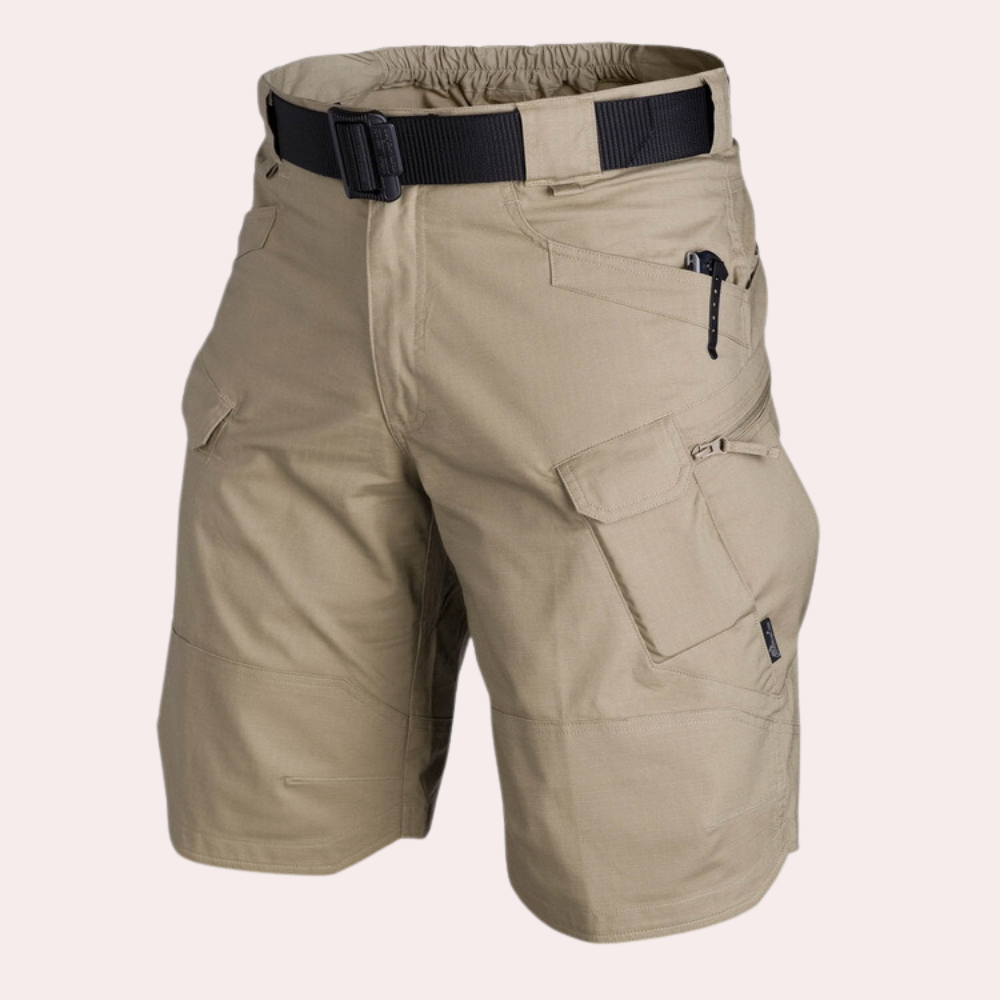 Variant image for Herren Cargo Shorts Beige Größe M Baumwolle Polyester-1
