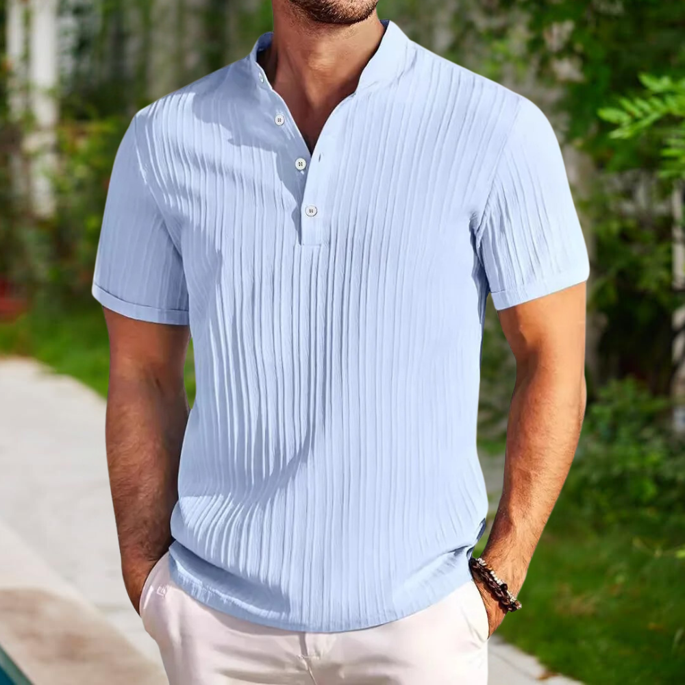 Variant image for Herren Poloshirt Khaki Größe M Baumwollmix-13