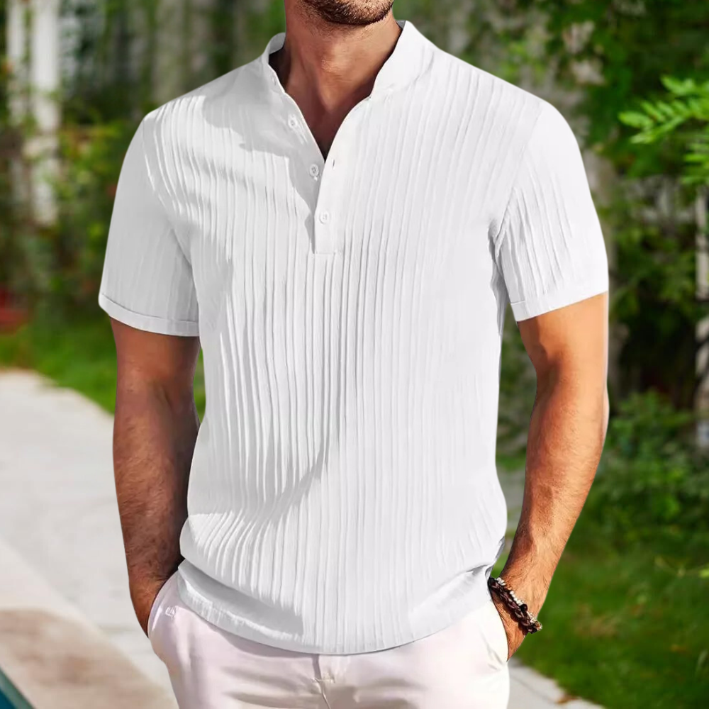 Variant image for Herren Poloshirt Khaki Größe M Baumwollmix-17