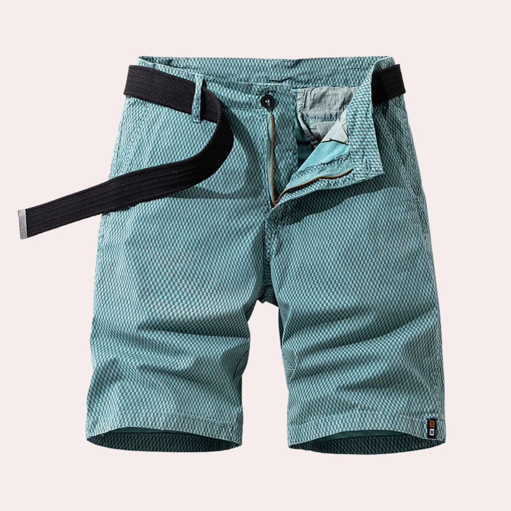 Variant image for Herren Shorts Blau Größe 36-44 Baumwolle - Kurze Hosen für Herren, Bequeme Passform-1