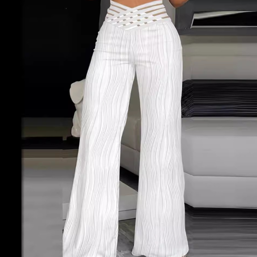 Eva | Hochtaillierte Damenhose