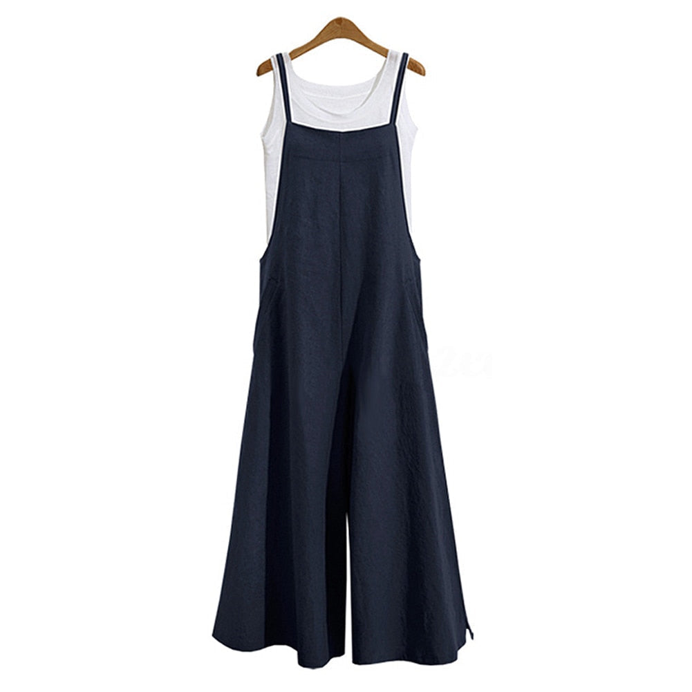 Beatrix | Dam Jumpsuit Hängselbyxor-look för damer