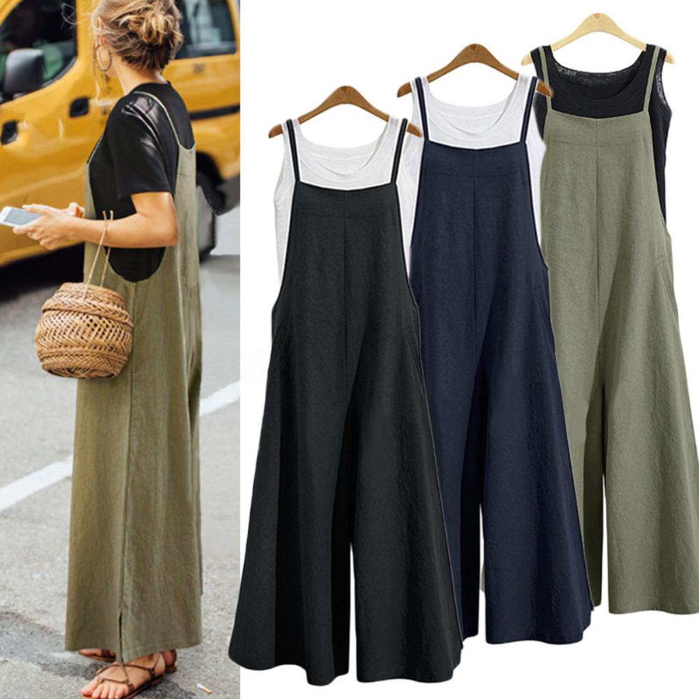 Beatrix | Dam Jumpsuit Hängselbyxor-look för damer