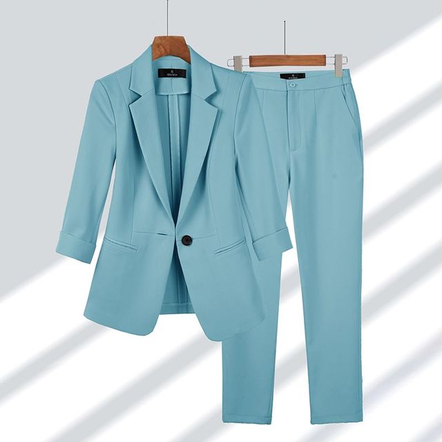 Damen Blazer und Hose Set