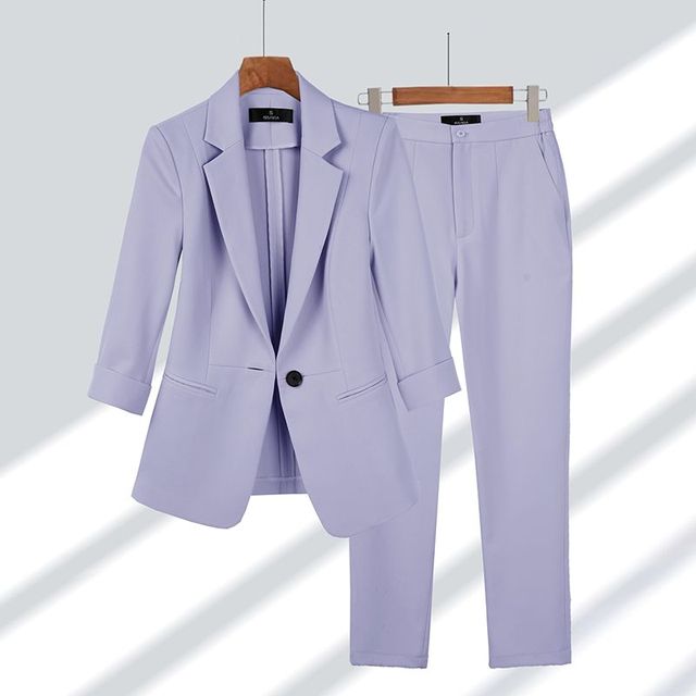 Damen Blazer und Hose Set