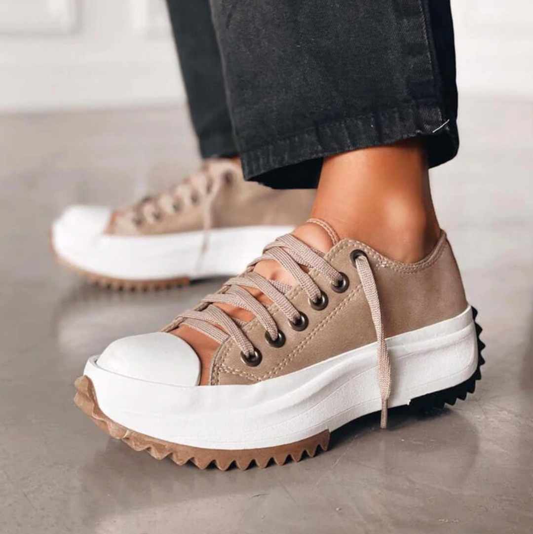 Damen Chunky Sole Sneakers für Komfort und Stil