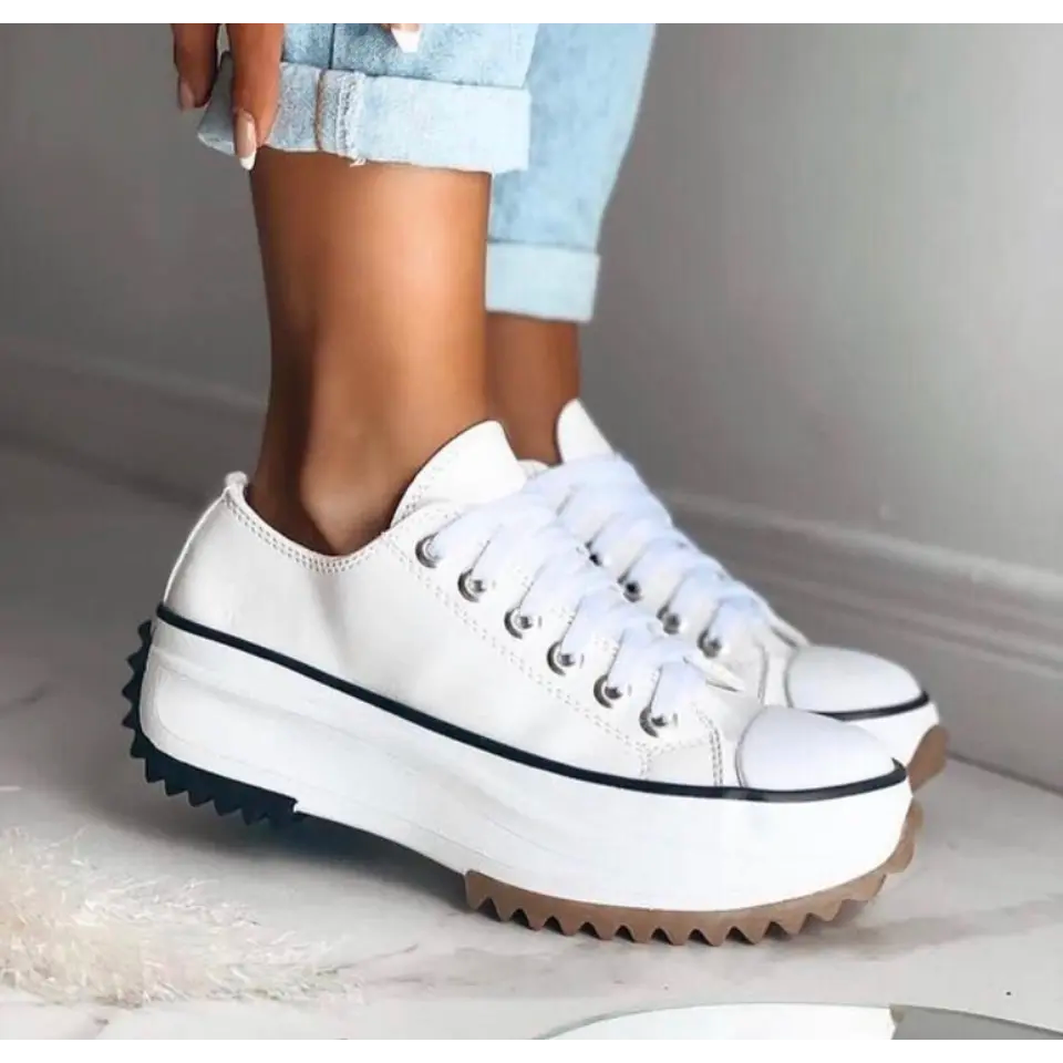 Damen Chunky Sole Sneakers für Komfort und Stil