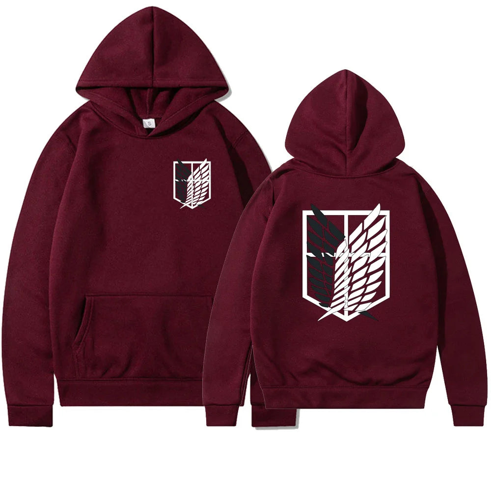 Hoodie mit Attack on Titan Design