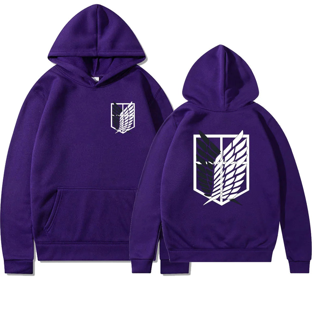 Hoodie mit Attack on Titan Design