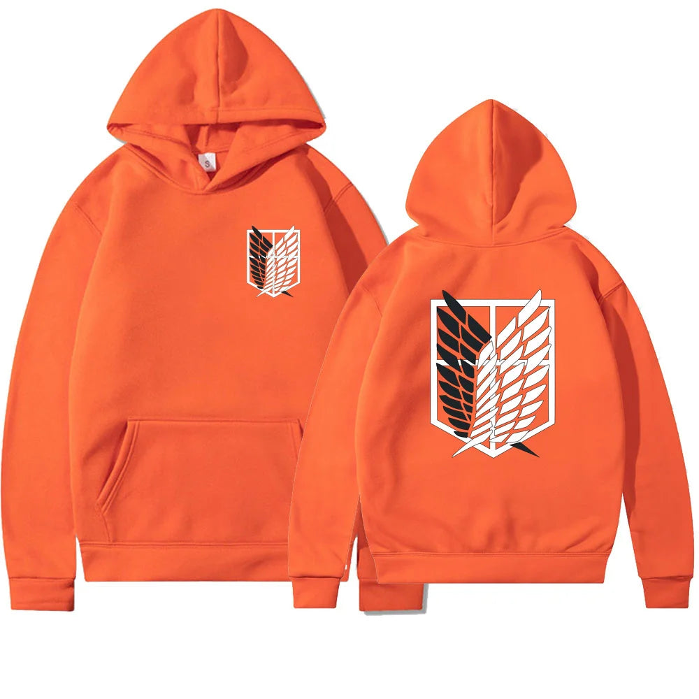 Hoodie mit Attack on Titan Design