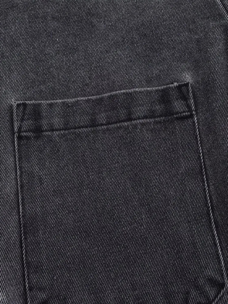 Damen Set mit Turn-down Kragen und Hoher Taille