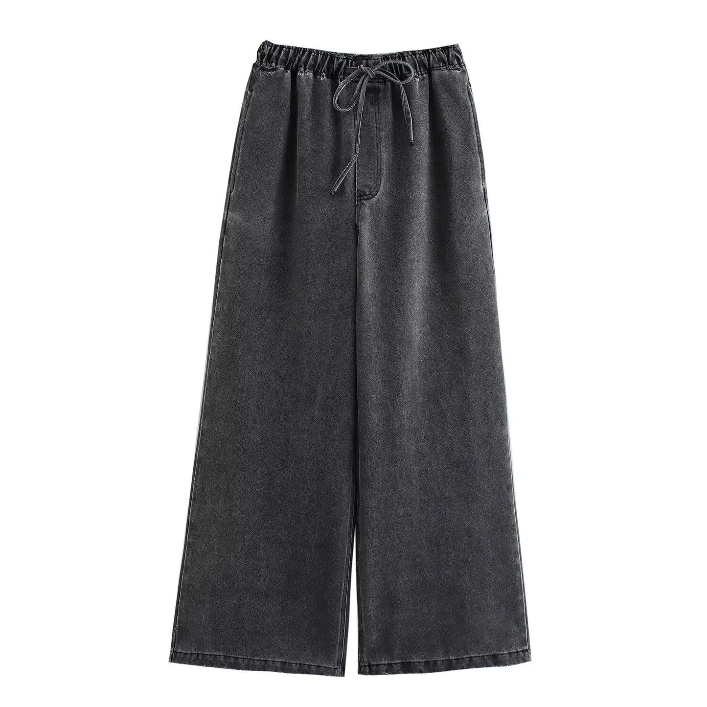 Damen Set mit Turn-down Kragen und Hoher Taille