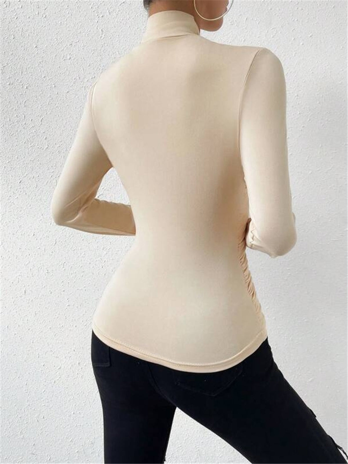 Damen Oberteil mit elegantem Wickeldesign