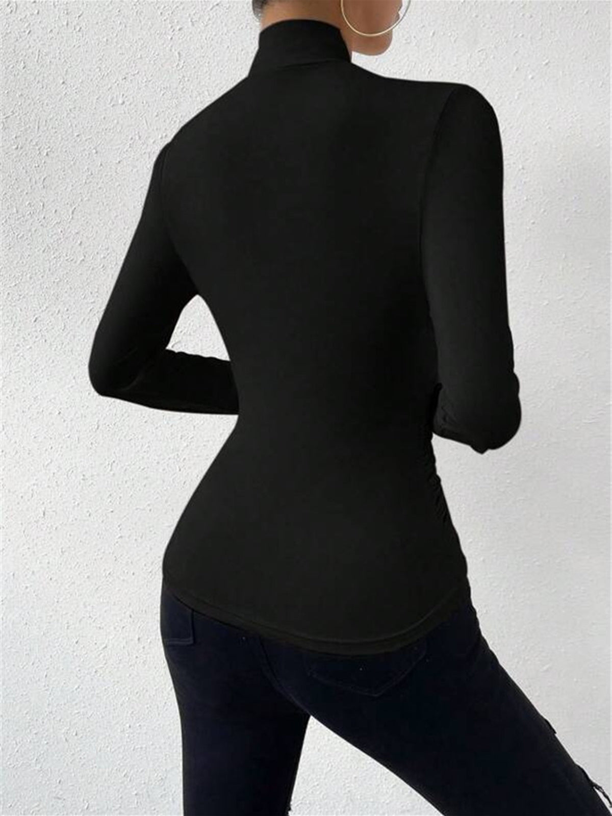 Damen Oberteil mit elegantem Wickeldesign
