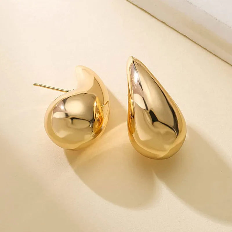 Damen Ohrstecker farbene Tropfenohrringe für Elegante Looks