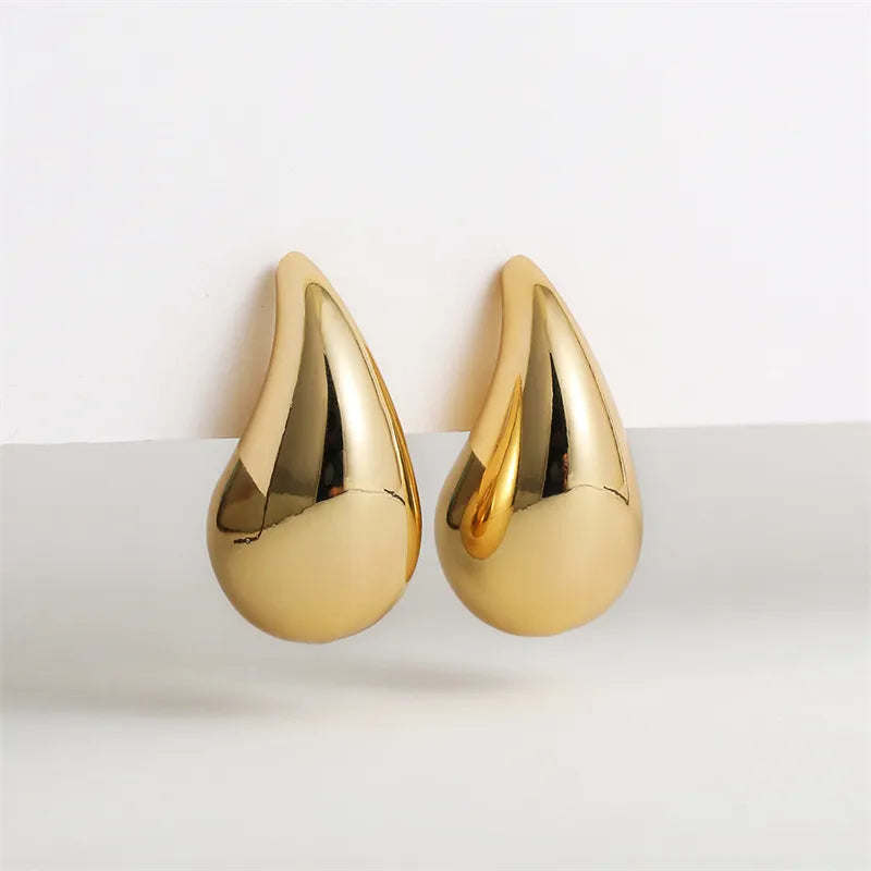 Damen Ohrstecker farbene Tropfenohrringe für Elegante Looks