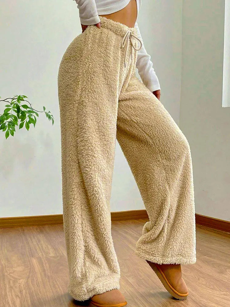 Pantaloni da donna slim fit con coulisse